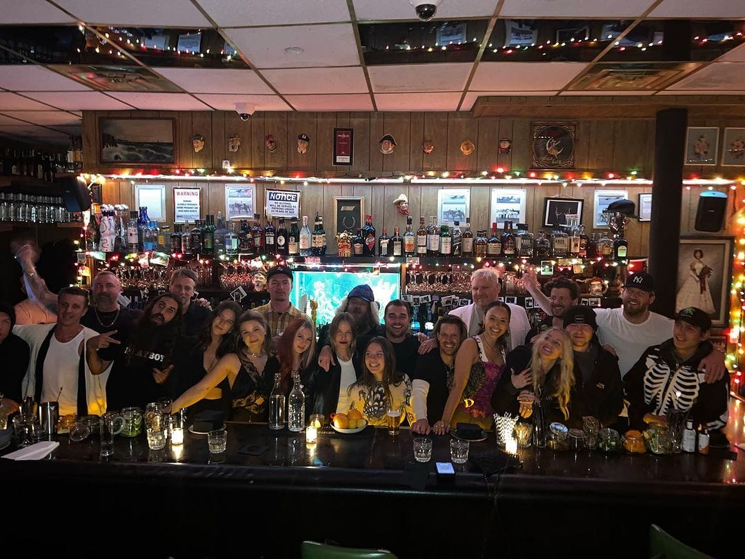 Start at the bar and sneak to the basement